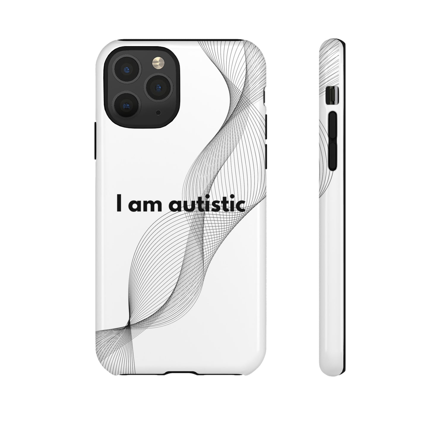 "I am autistic" Premium Quality Phone Case