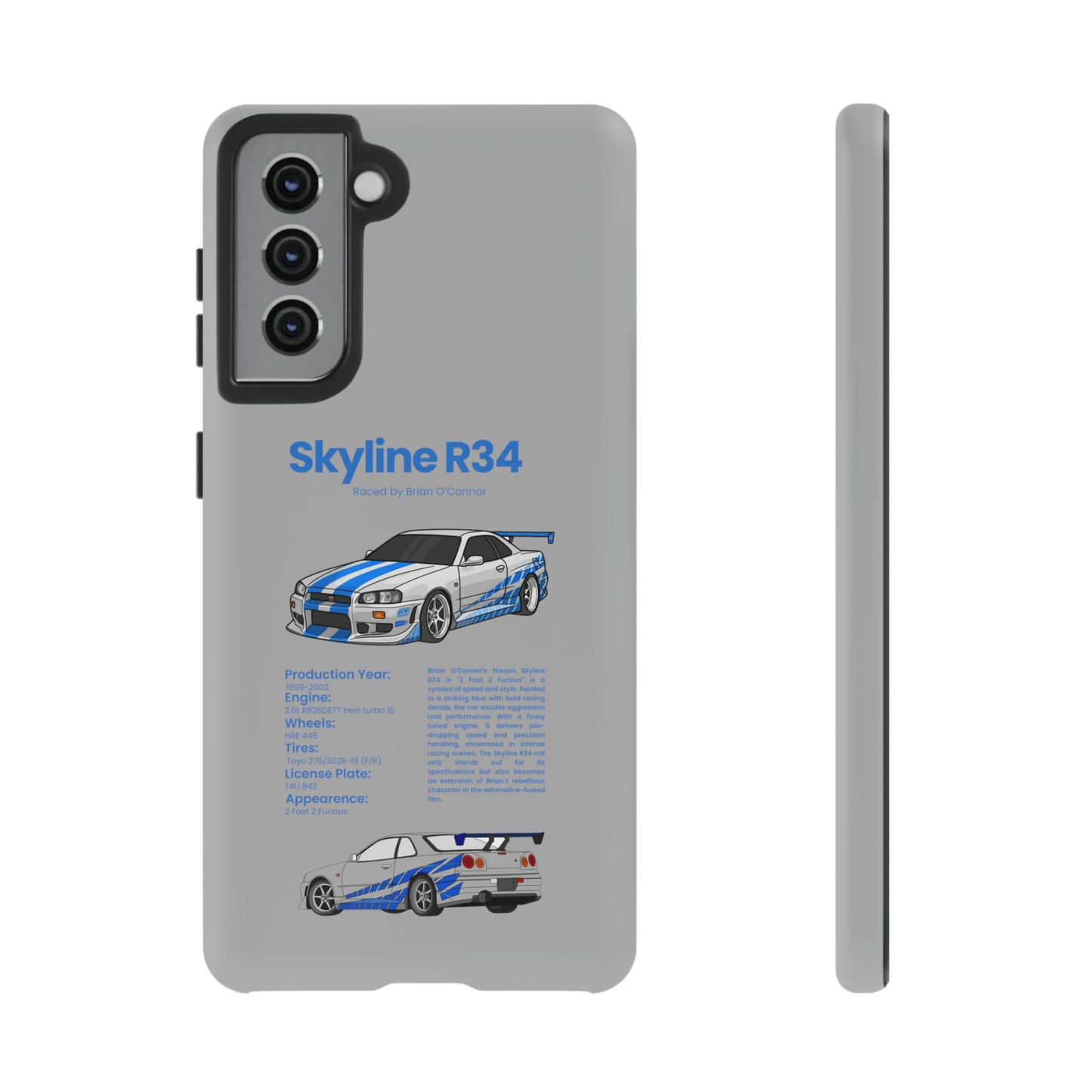 "Skyline R34" Premium Quality Phone Case