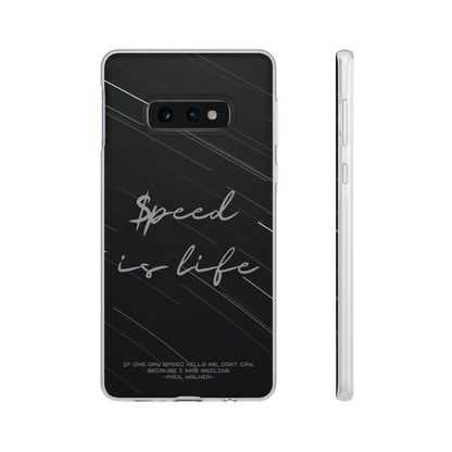 "Speed is life" High Quality Phone Case