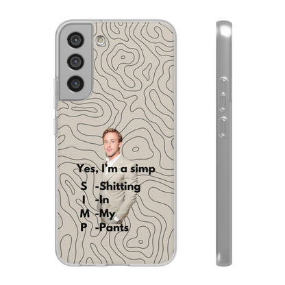 "Yes, I'm a simp" High Quality Phone Case