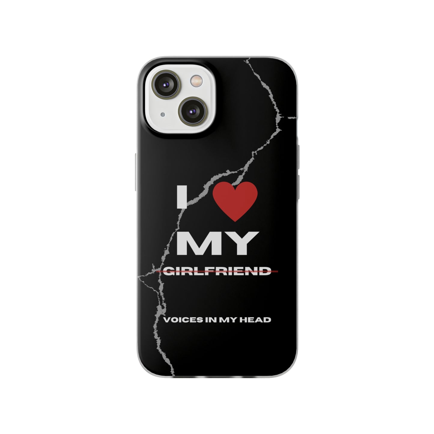 "I love my voices in my head" High Quality Phone Case