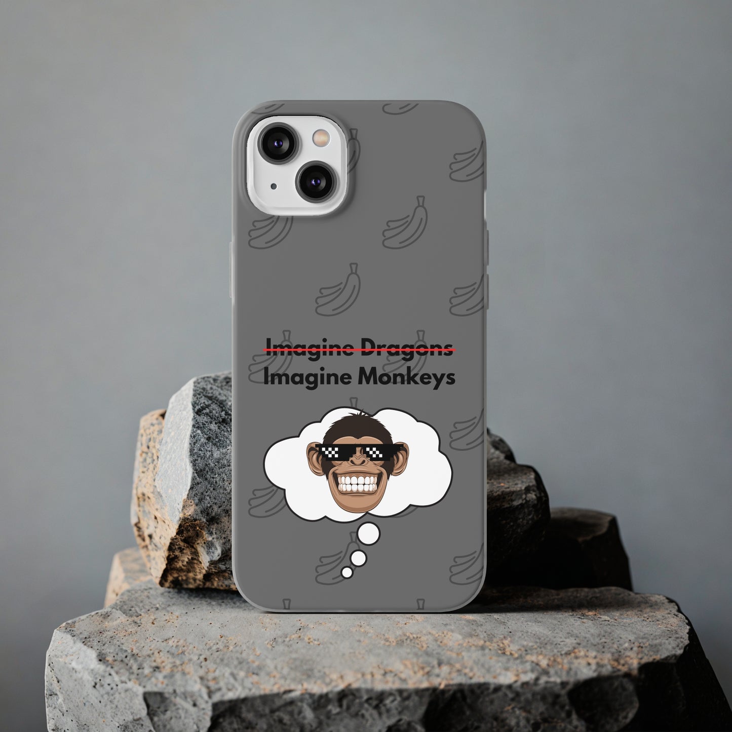 "Imagine Monkeys" High Quality Phone Case