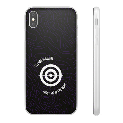 "Please someone, shoot me in the head" High Quality Phone Case