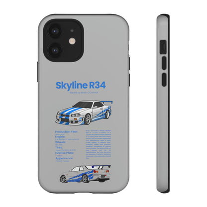 "Skyline R34" Premium Quality Phone Case