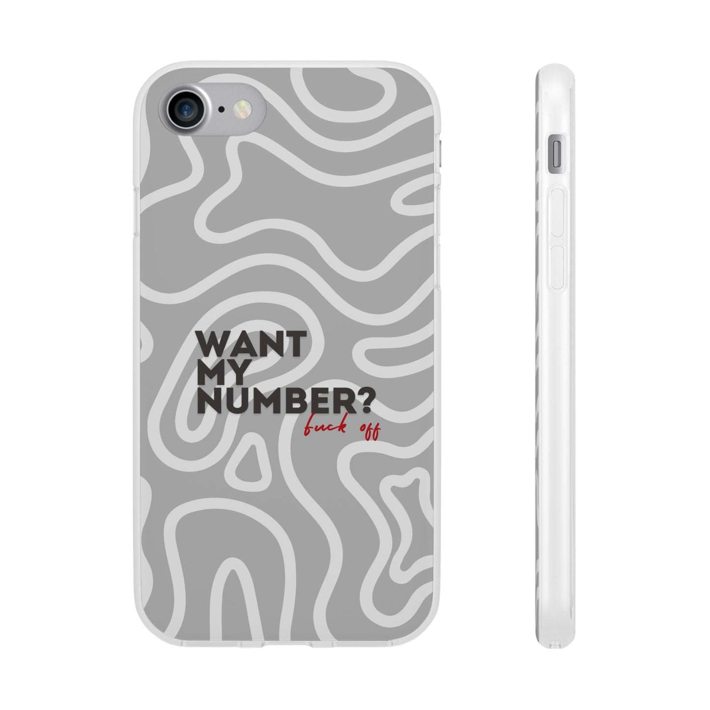 "Want my number?" High Quality Phone Case