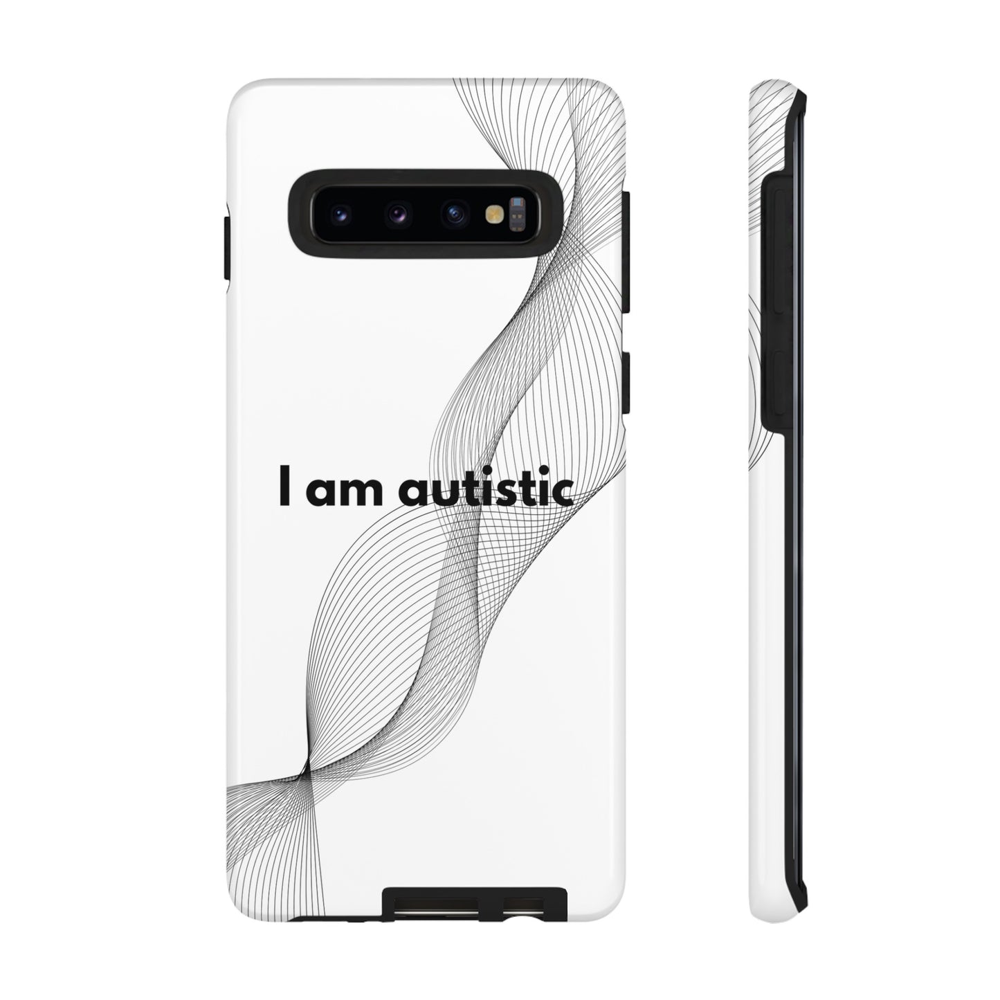 "I am autistic" Premium Quality Phone Case