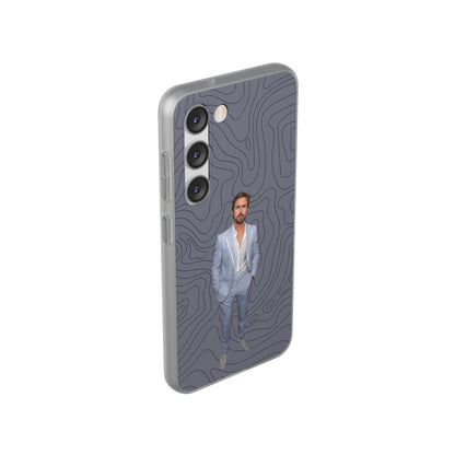 "Ryan Gosling blue" High Quality Phone Case