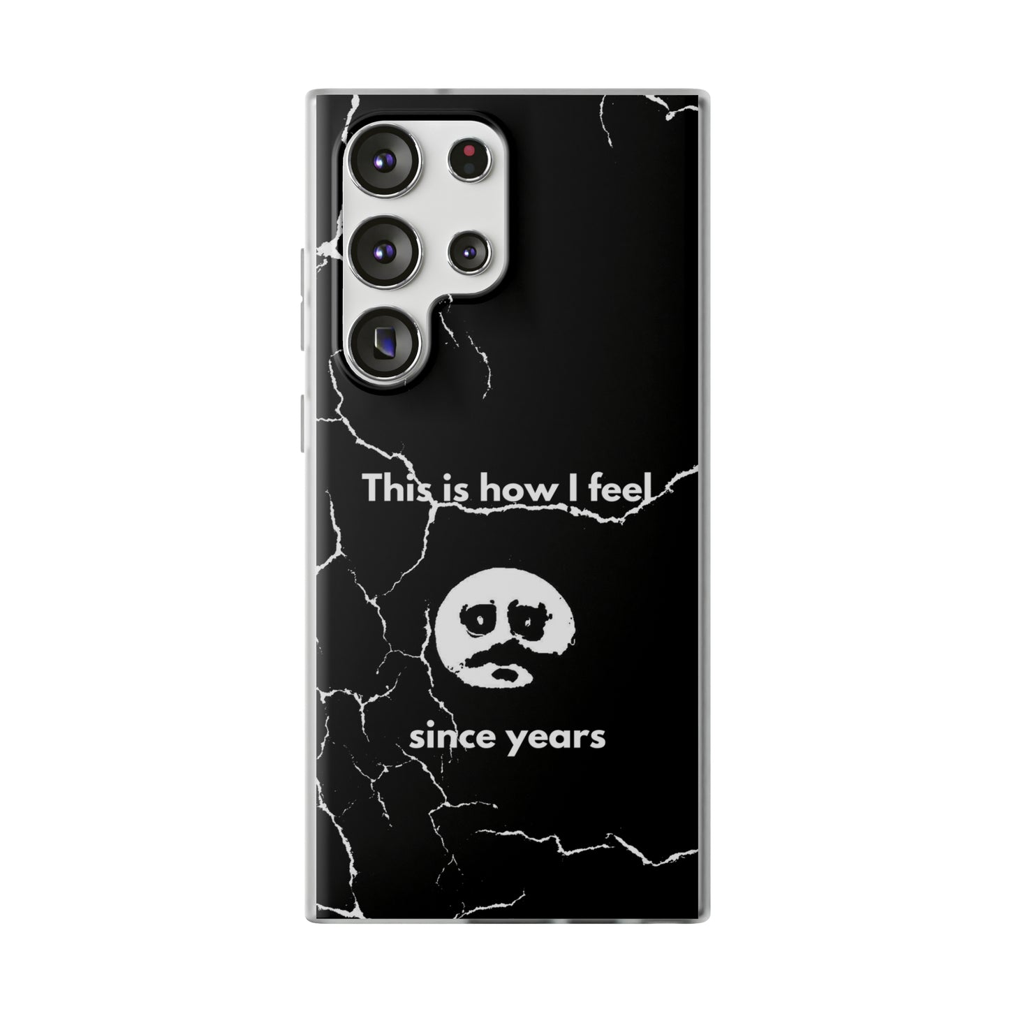 "This is how I feel since years" High Quality Phone Case