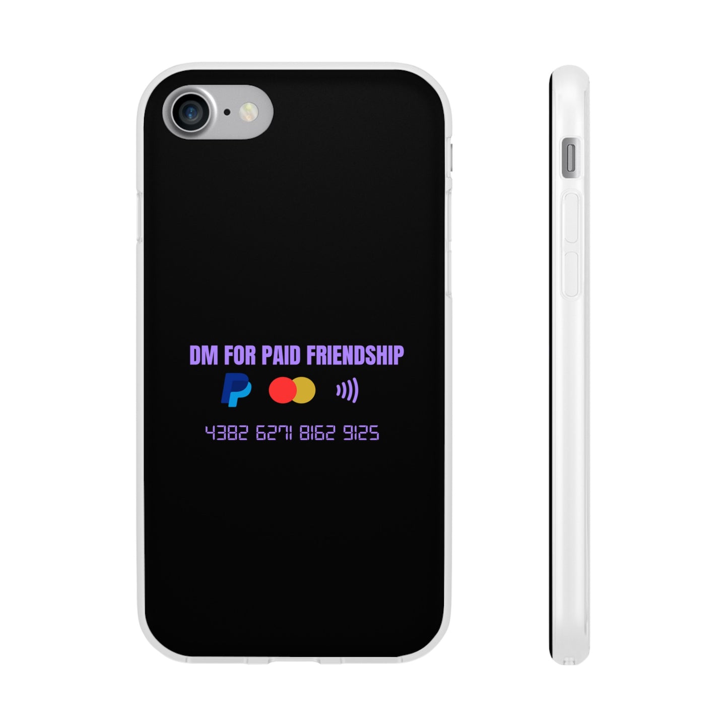 "DM for paid friendship" High Quality Phone Case