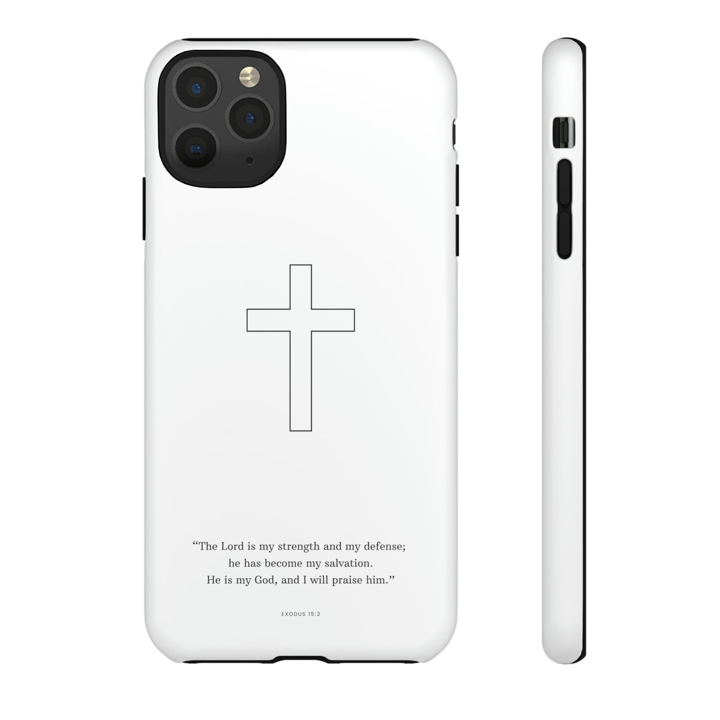 "Exodus 15:2" Premium Quality Phone Case