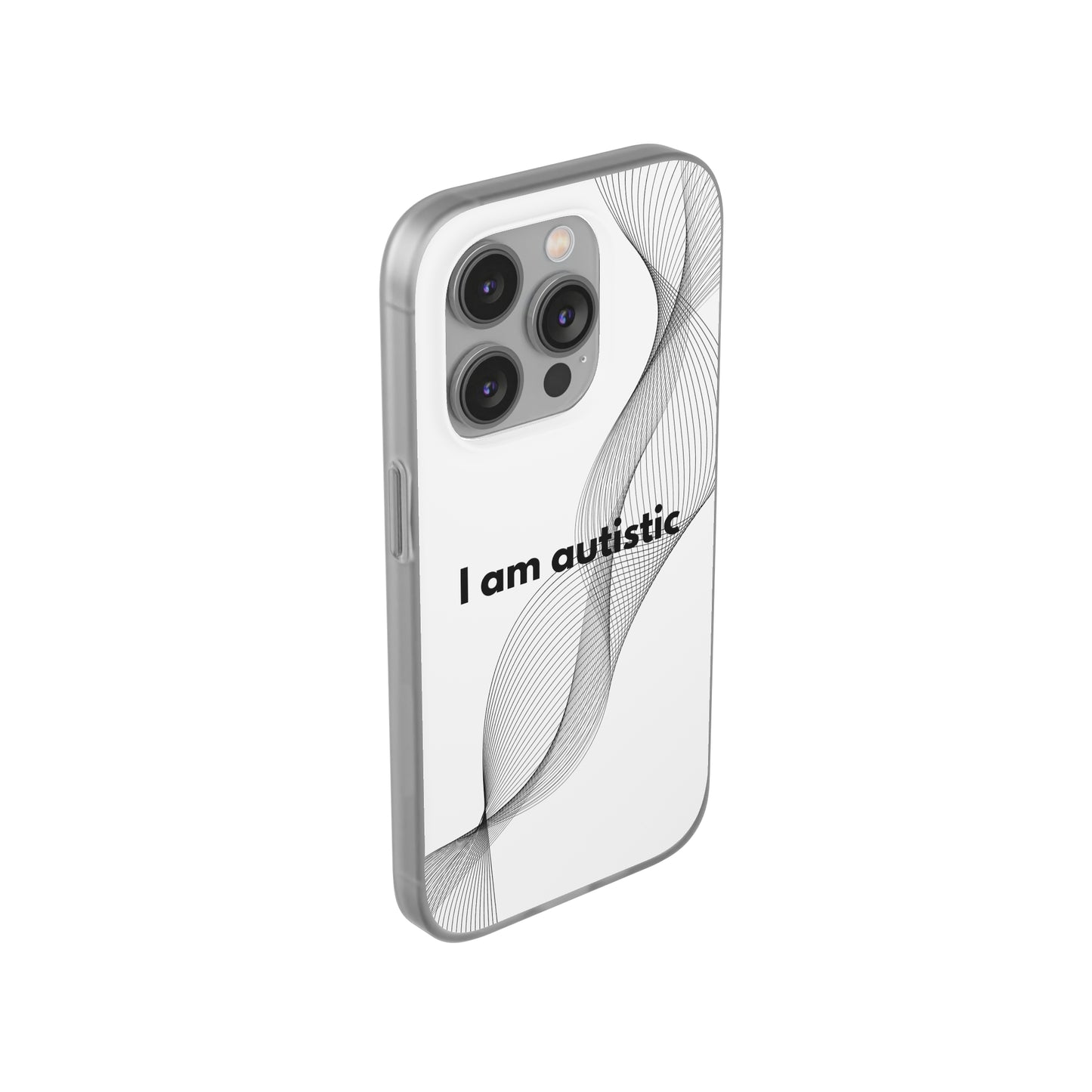 "I am autistic" High Quality Phone Case