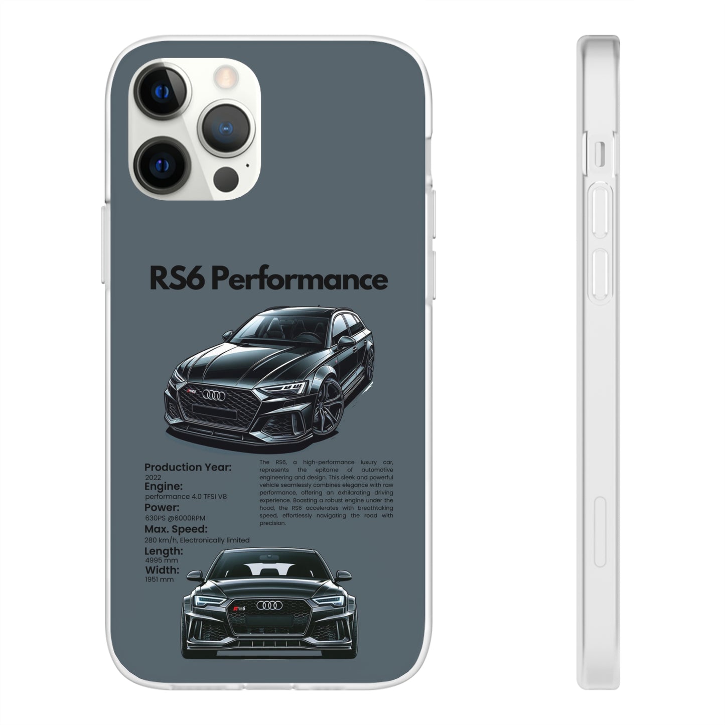 "RS6 Performance" High Quality Phone Case