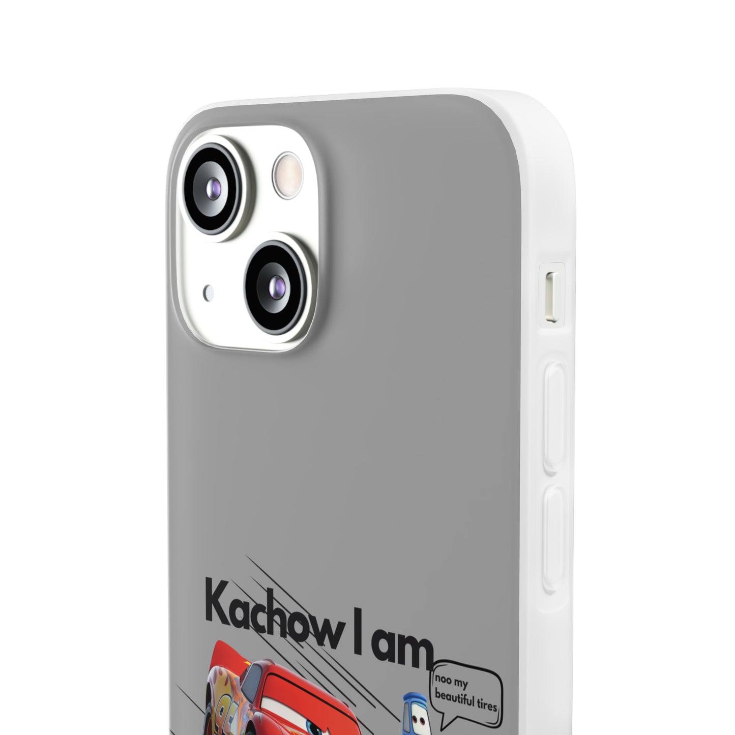 "Kachow into a tree" High Quality Phone Case