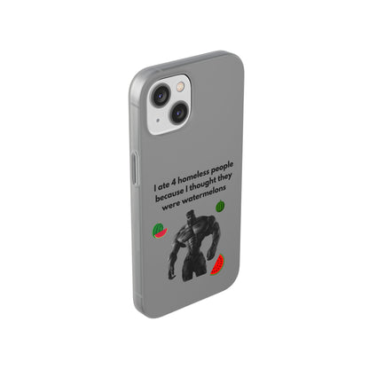 "I ate 4 homeless people" High Quality Phone Cases