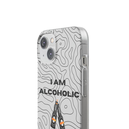 "I am alcoholic" High Quality Phone Case