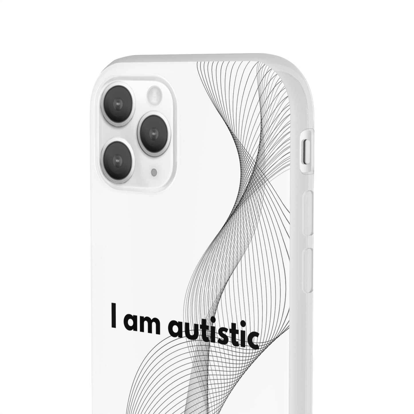 "I am autistic" High Quality Phone Case