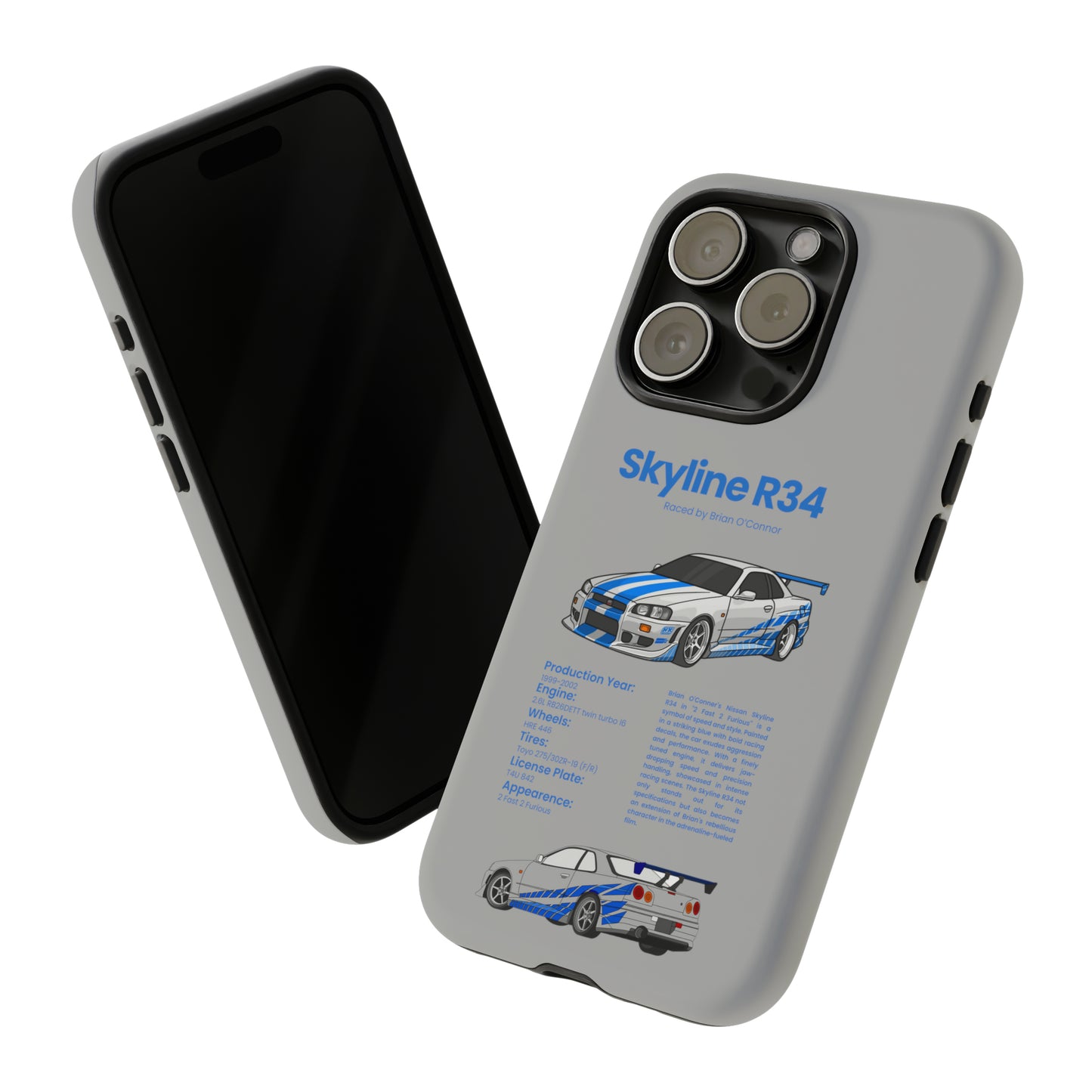 "Skyline R34" Premium Quality Phone Case