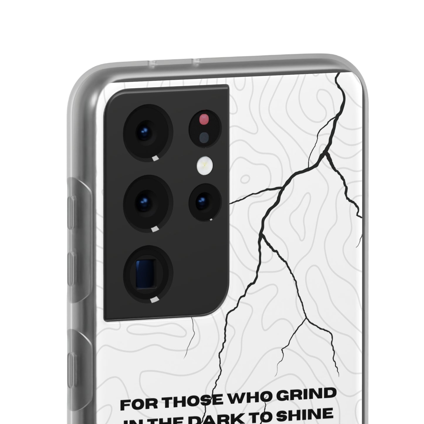 "For those who grind in the dark to shine in the light" High Quality Phone Cases