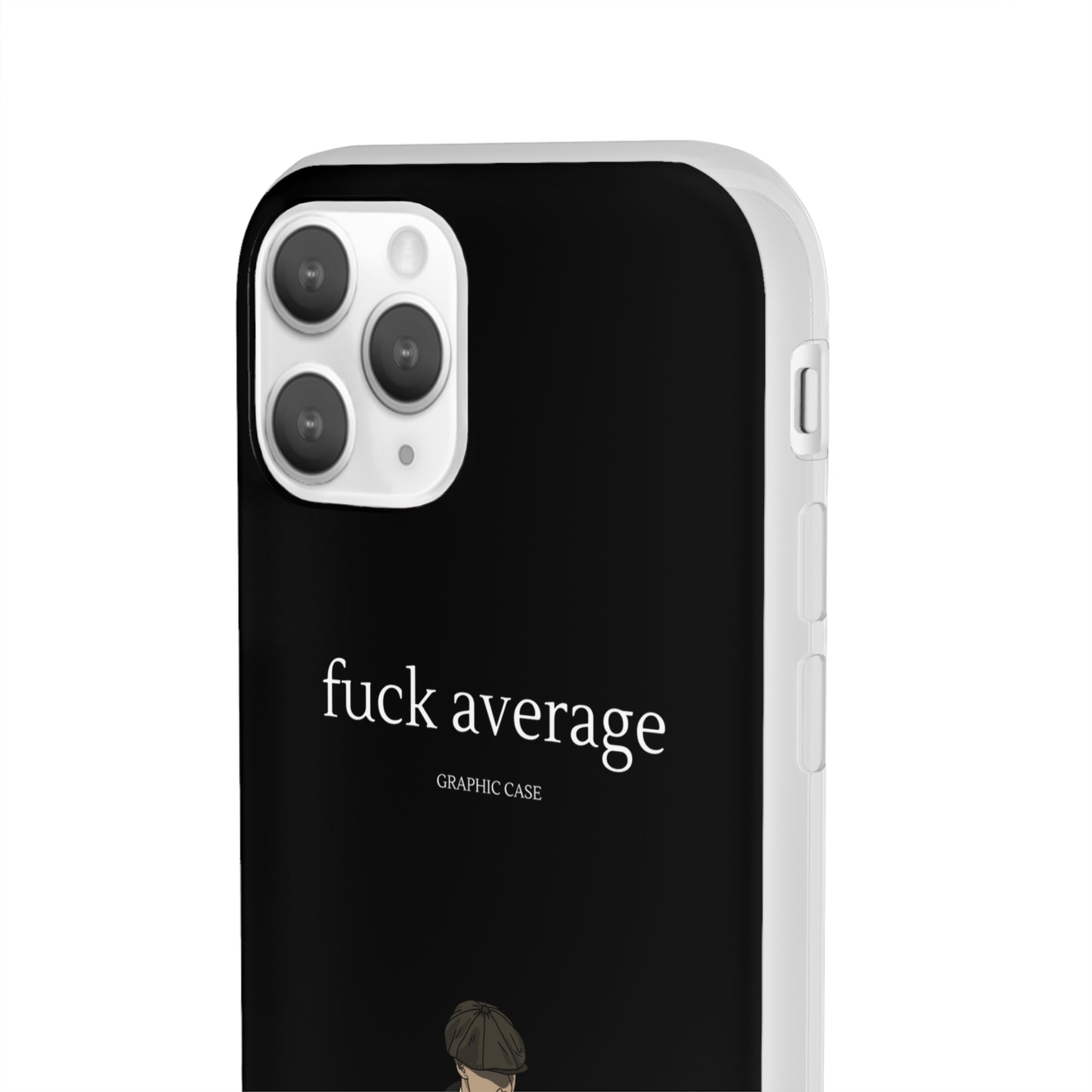 "fuck average" High Quality Phone Case