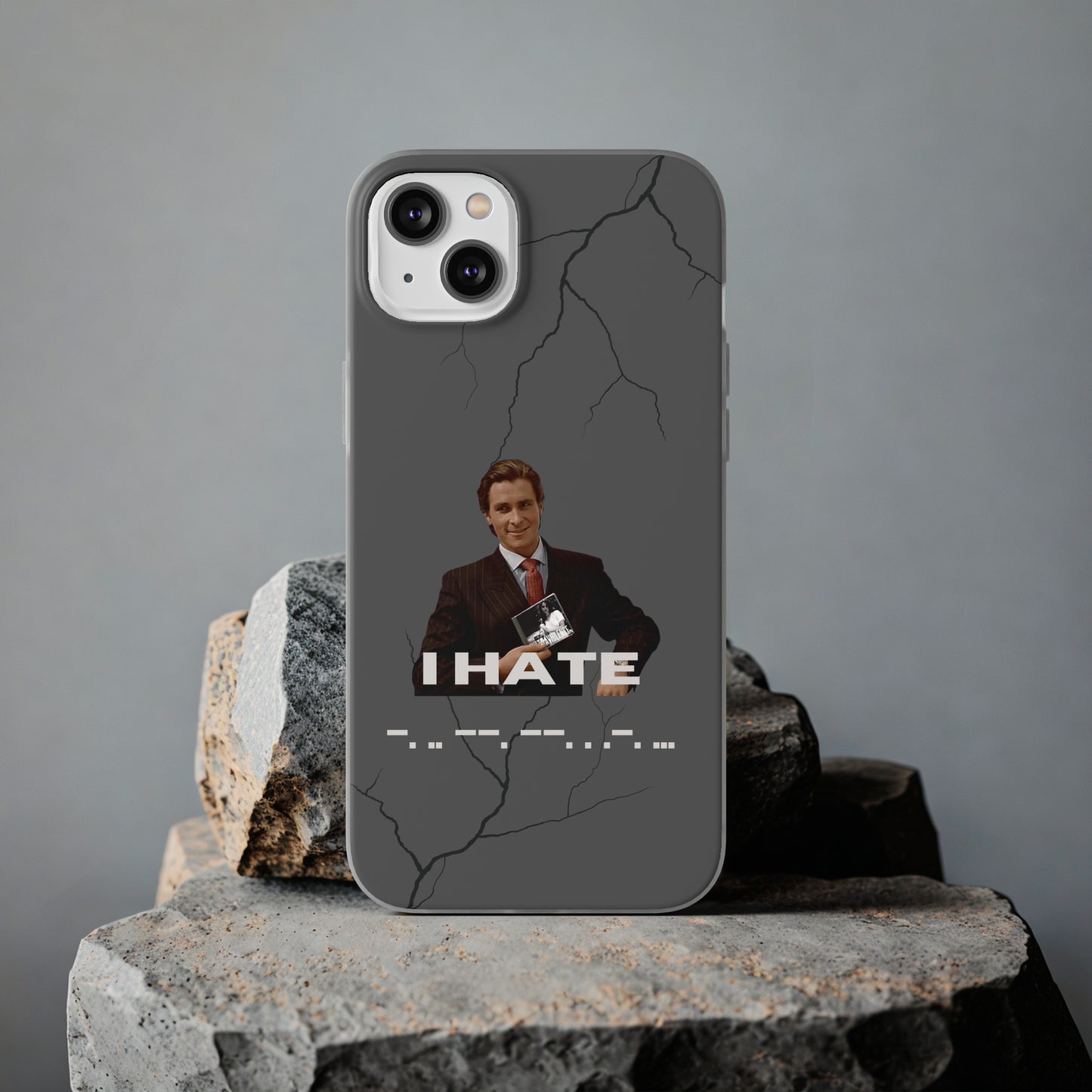 "I hate -. .. --. --. . .-. ... " High Quality Phone Case