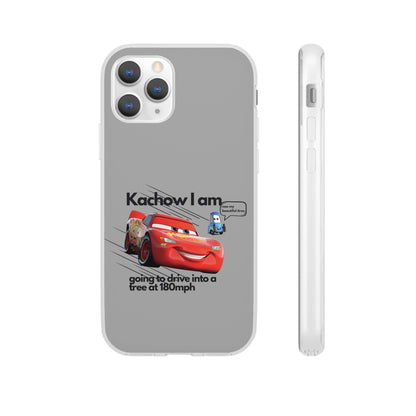 "Kachow into a tree" High Quality Phone Case