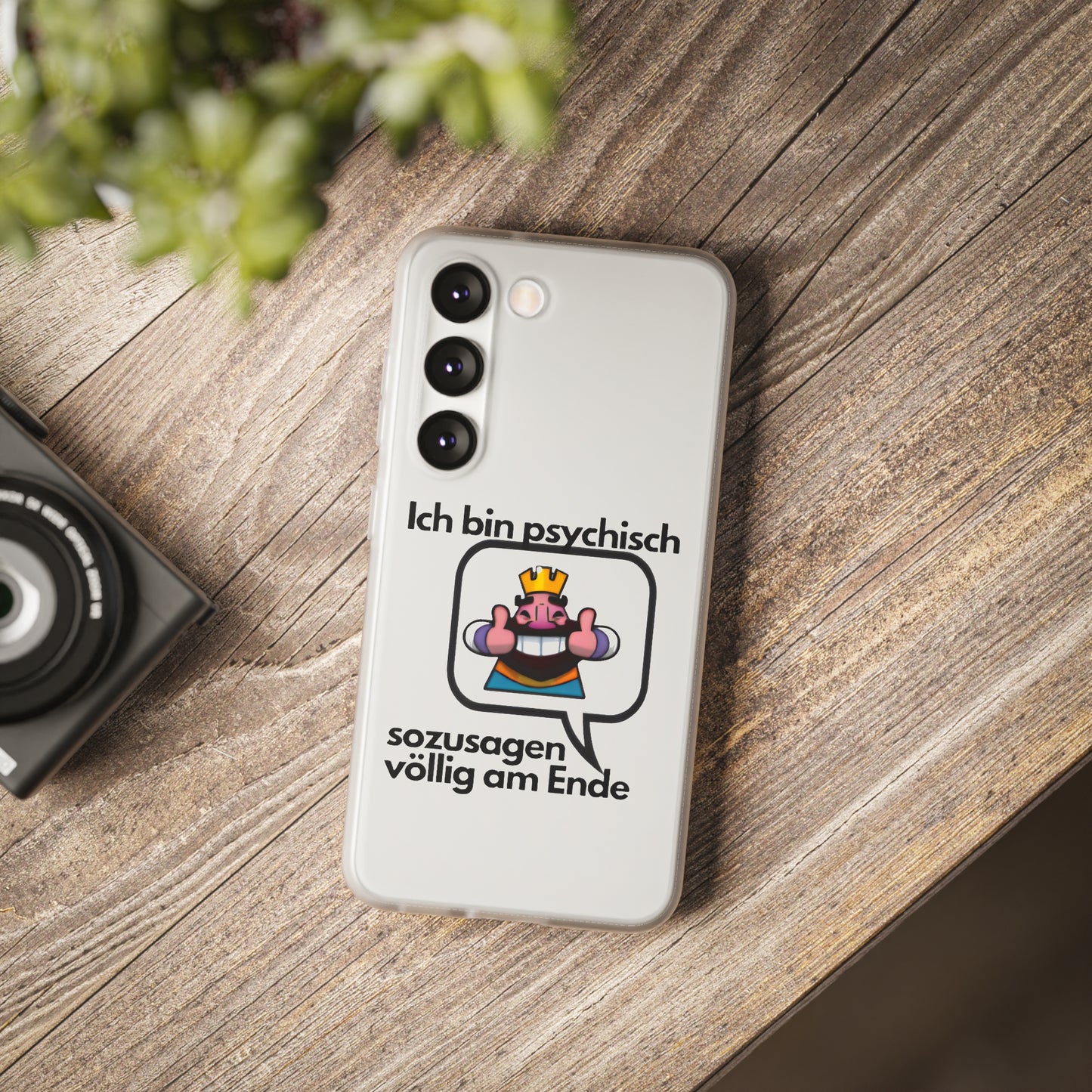 "Ich bin psychisch sozusagen völlig am Ende" High Quality Phone Case