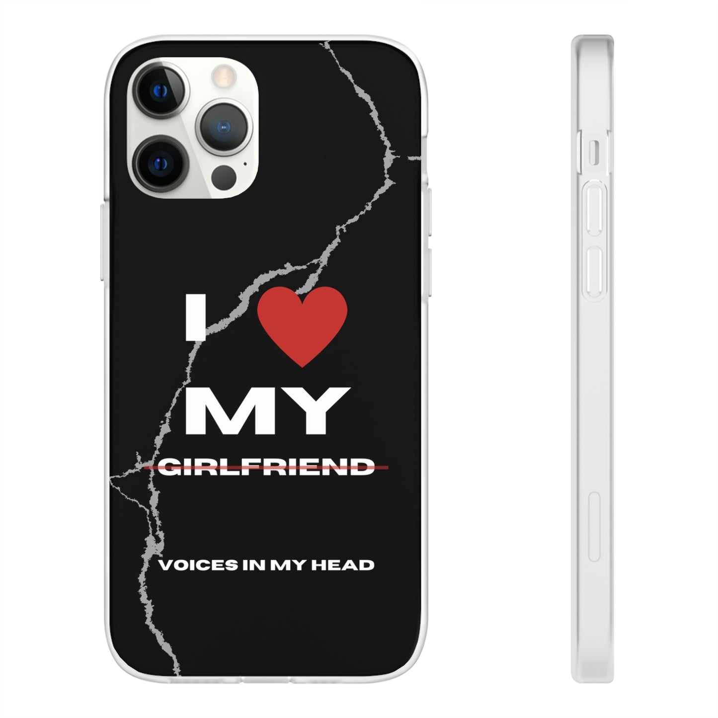 "I love my voices in my head" High Quality Phone Case