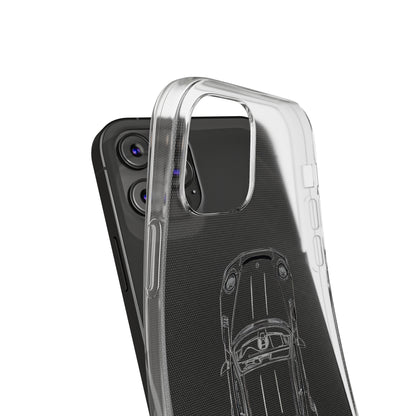 "Car Blueprint" High Quality Phone Case