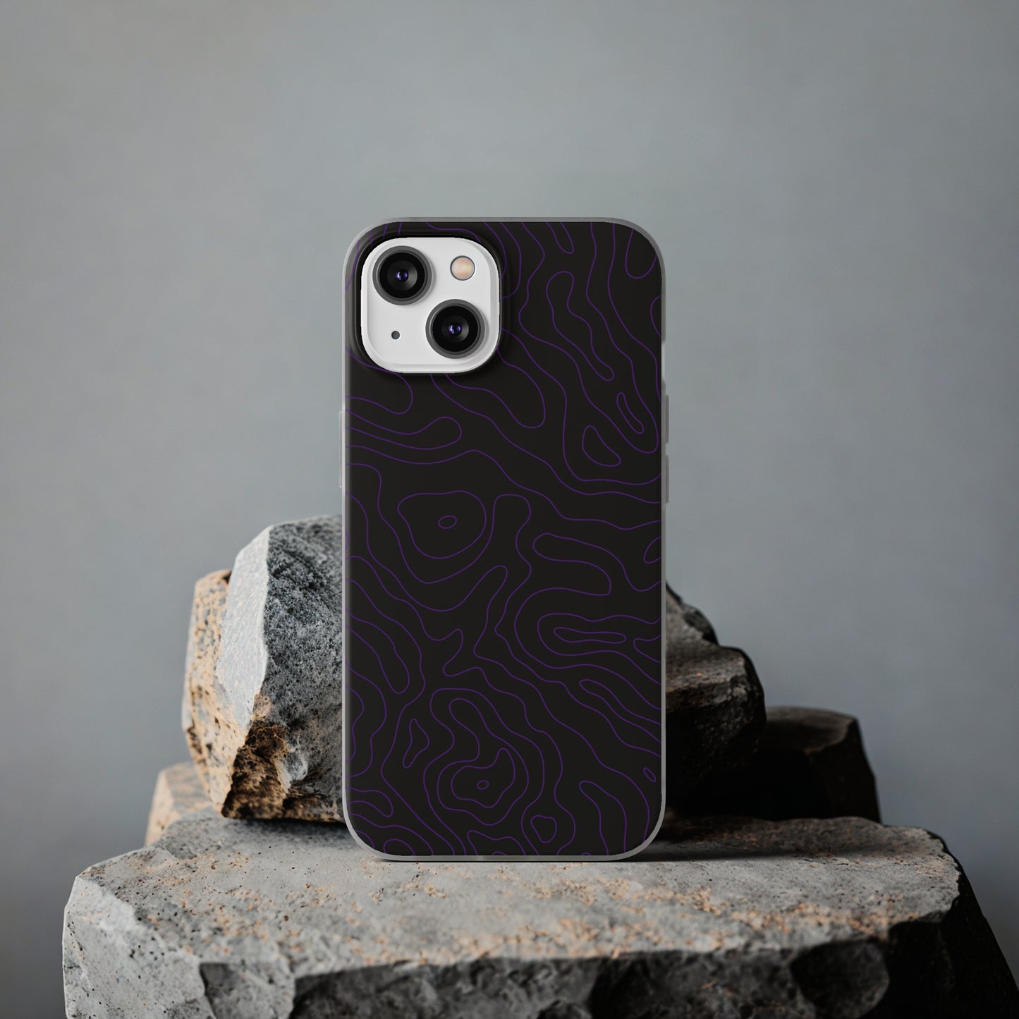 "Purple Topography" High Quality Phone Case