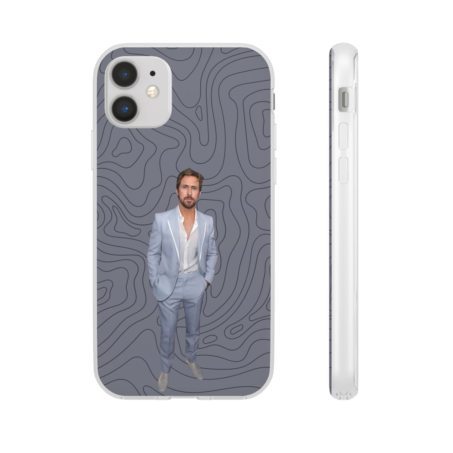 "Ryan Gosling blue" High Quality Phone Case