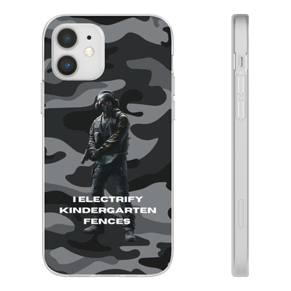 "I electrify kindergarten fences" High Quality Phone Case