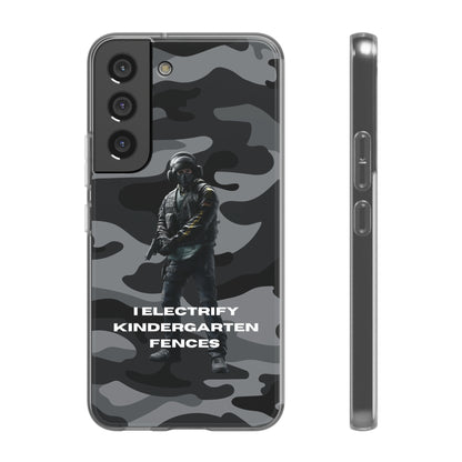 "I electrify kindergarten fences" High Quality Phone Case