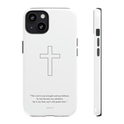 "Exodus 15:2" Premium Quality Phone Case