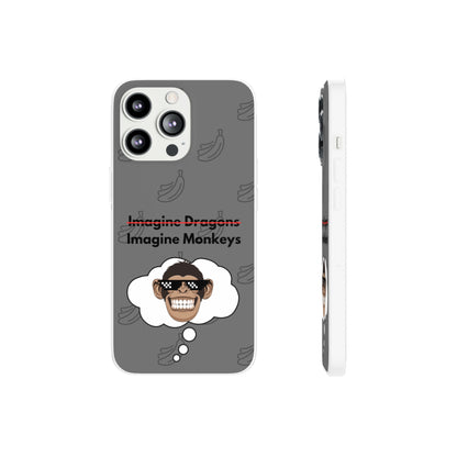 "Imagine Monkeys" High Quality Phone Case