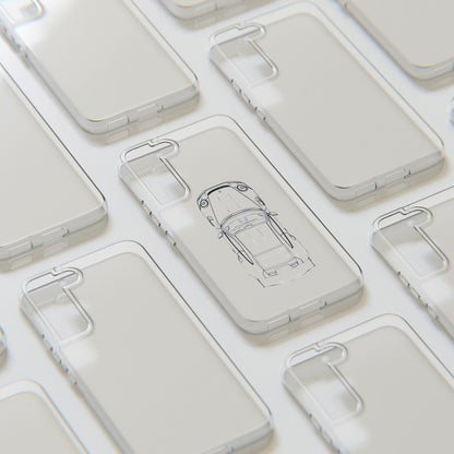 "Car Blueprint" High Quality Phone Case