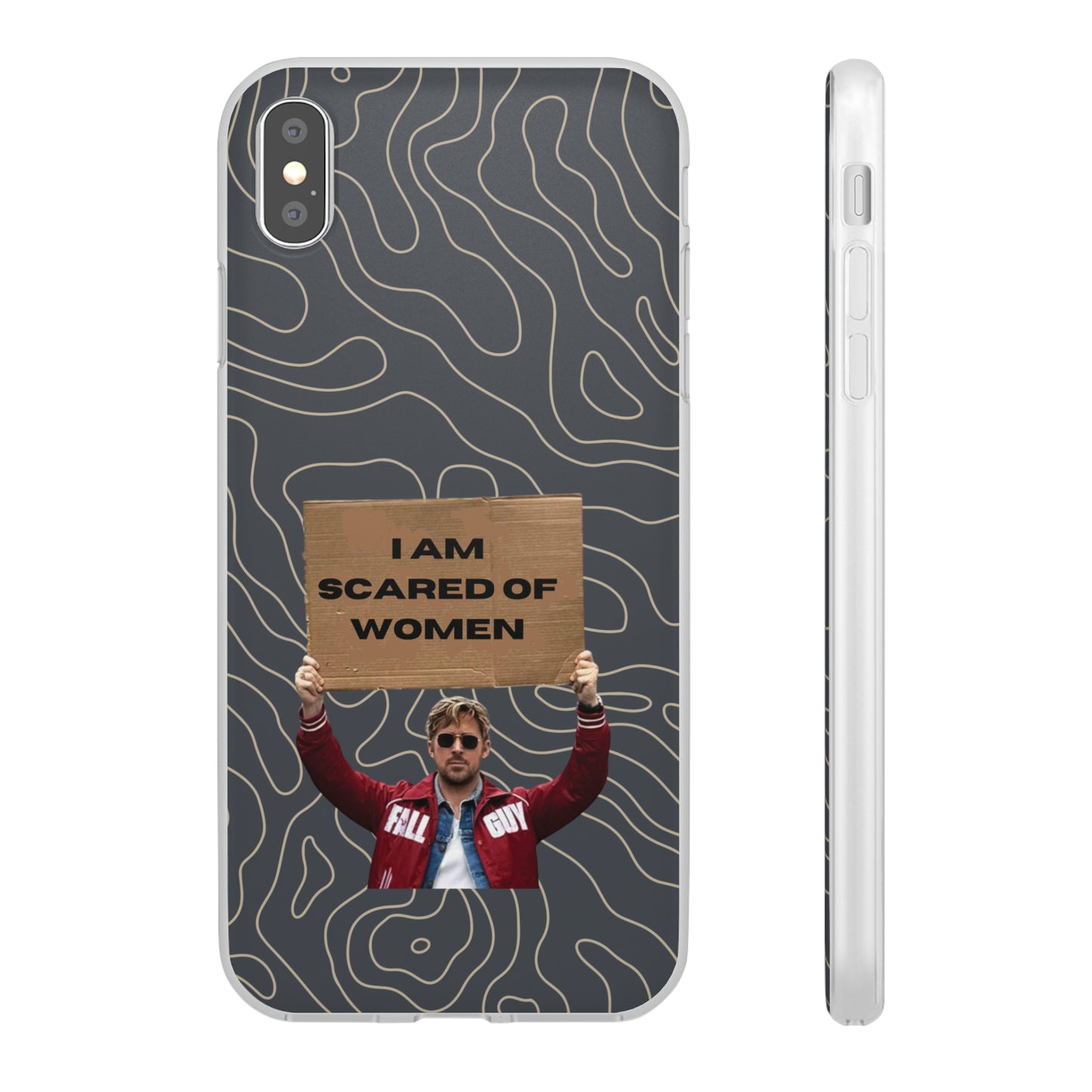 "I am scared of women" High Quality Phone Case