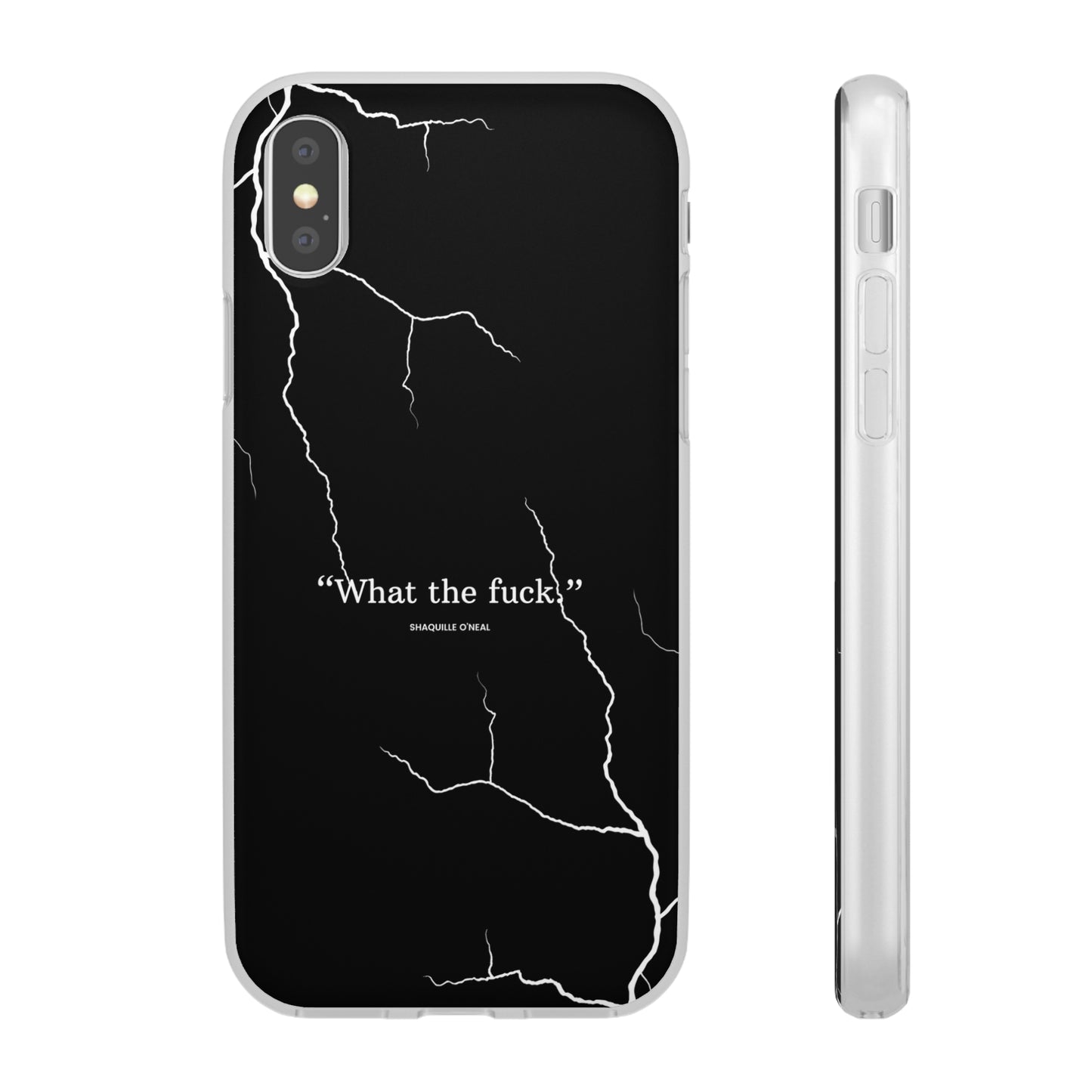 "What the fuck quote" High Quality Phone Case