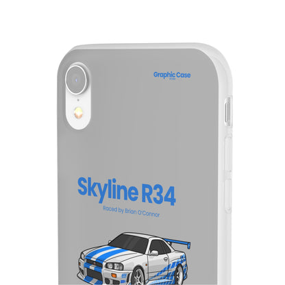 "Skyline R34" High Quality Phone Cases