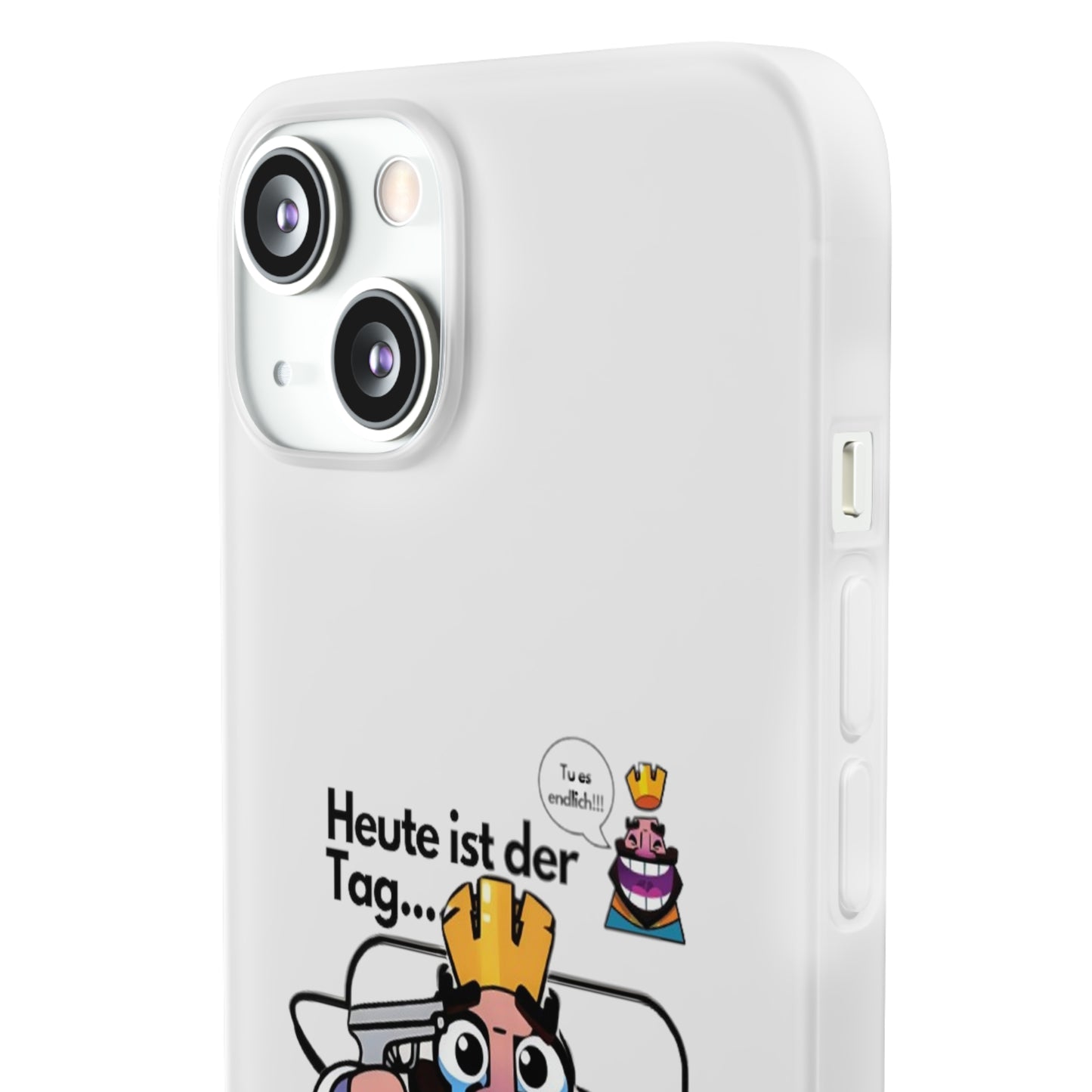 "Heute ist der Tag ... der Tag an dem ich den Abzug drücke" High Quality Phone Case