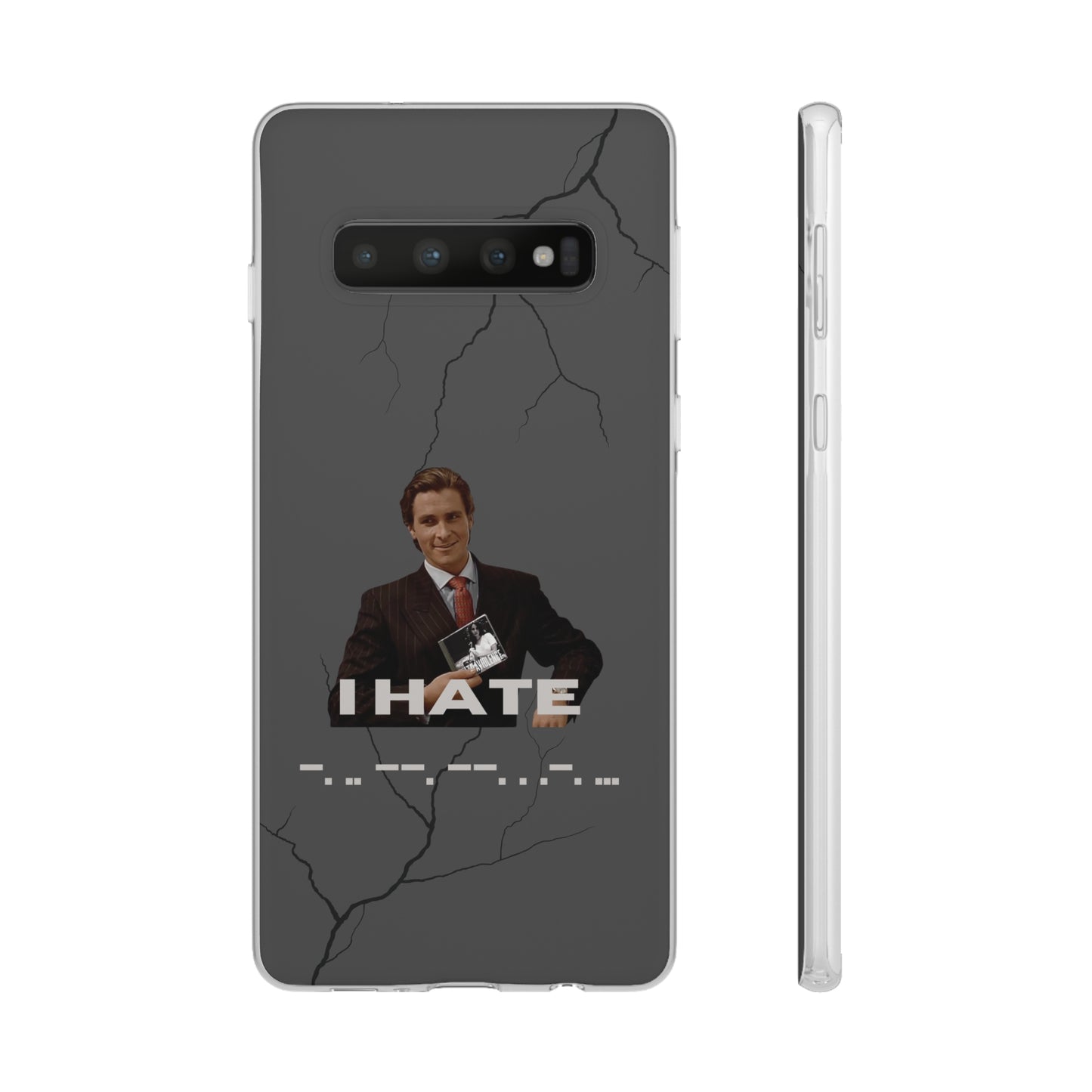 "I hate -. .. --. --. . .-. ... " High Quality Phone Case