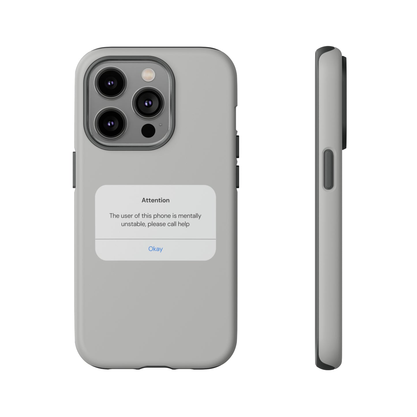 "Attention Notification" Premium Quality Phone Case