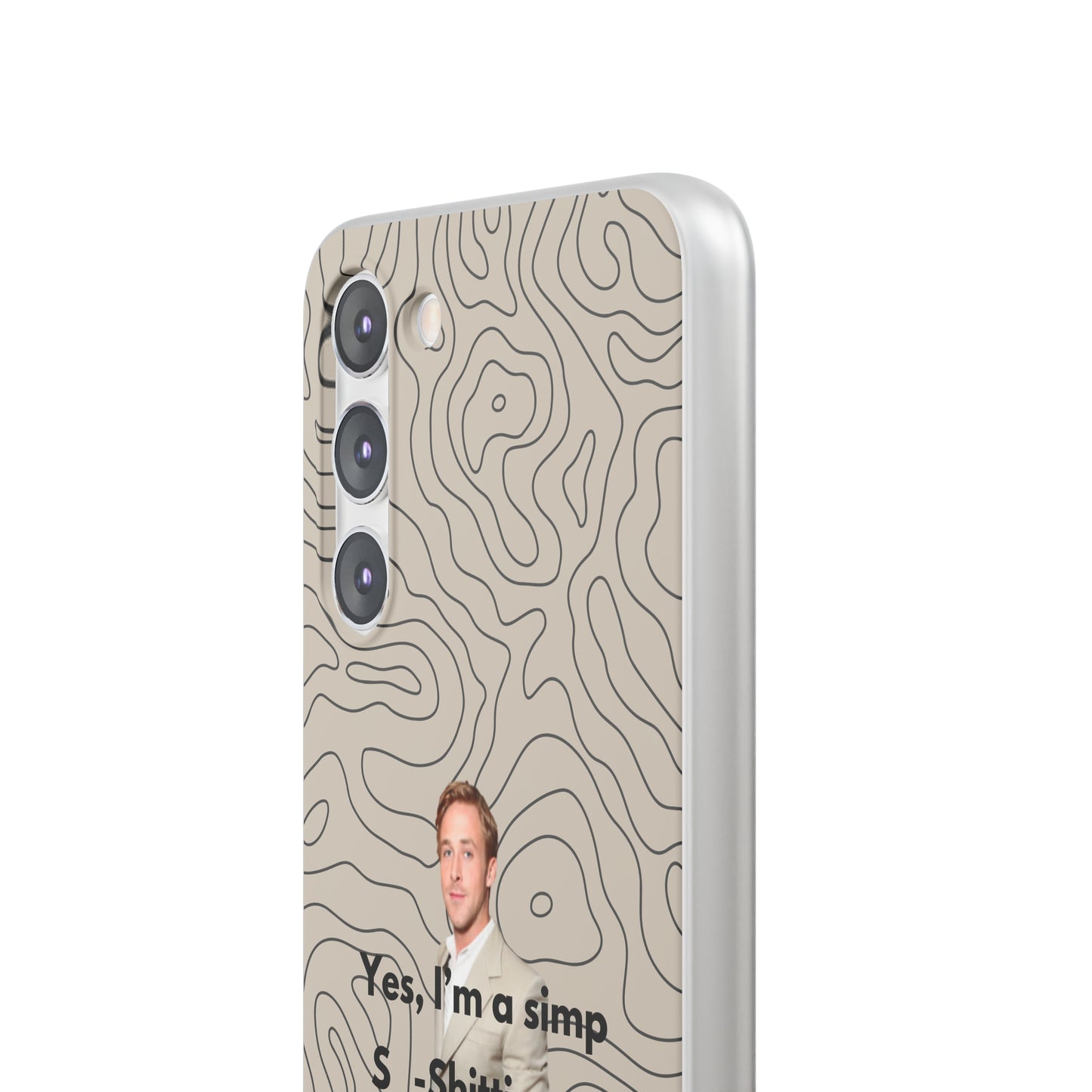 "Yes, I'm a simp" High Quality Phone Case