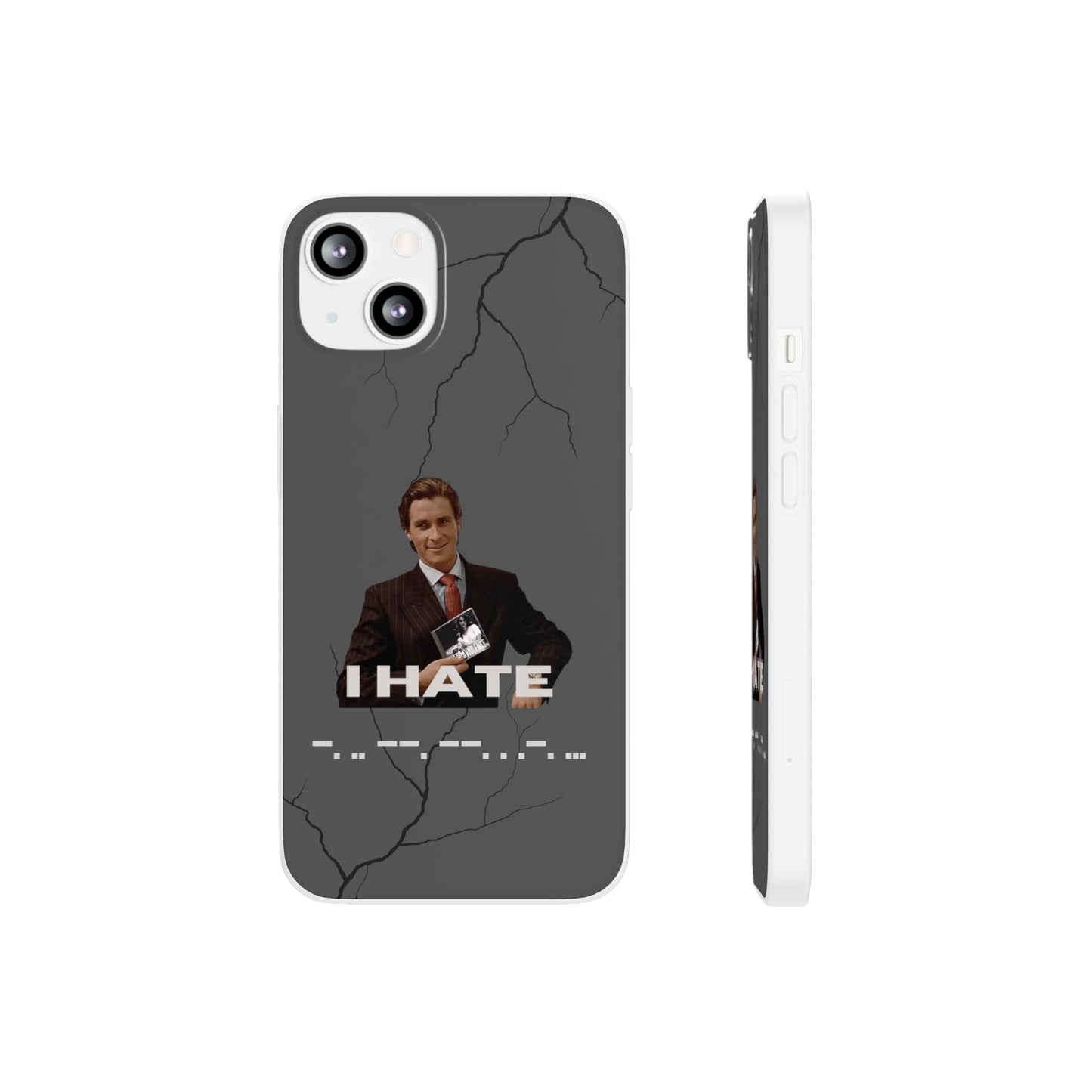 "I hate -. .. --. --. . .-. ... " High Quality Phone Case