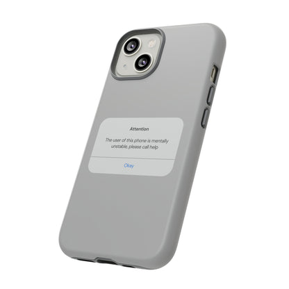 "Attention Notification" Premium Quality Phone Case