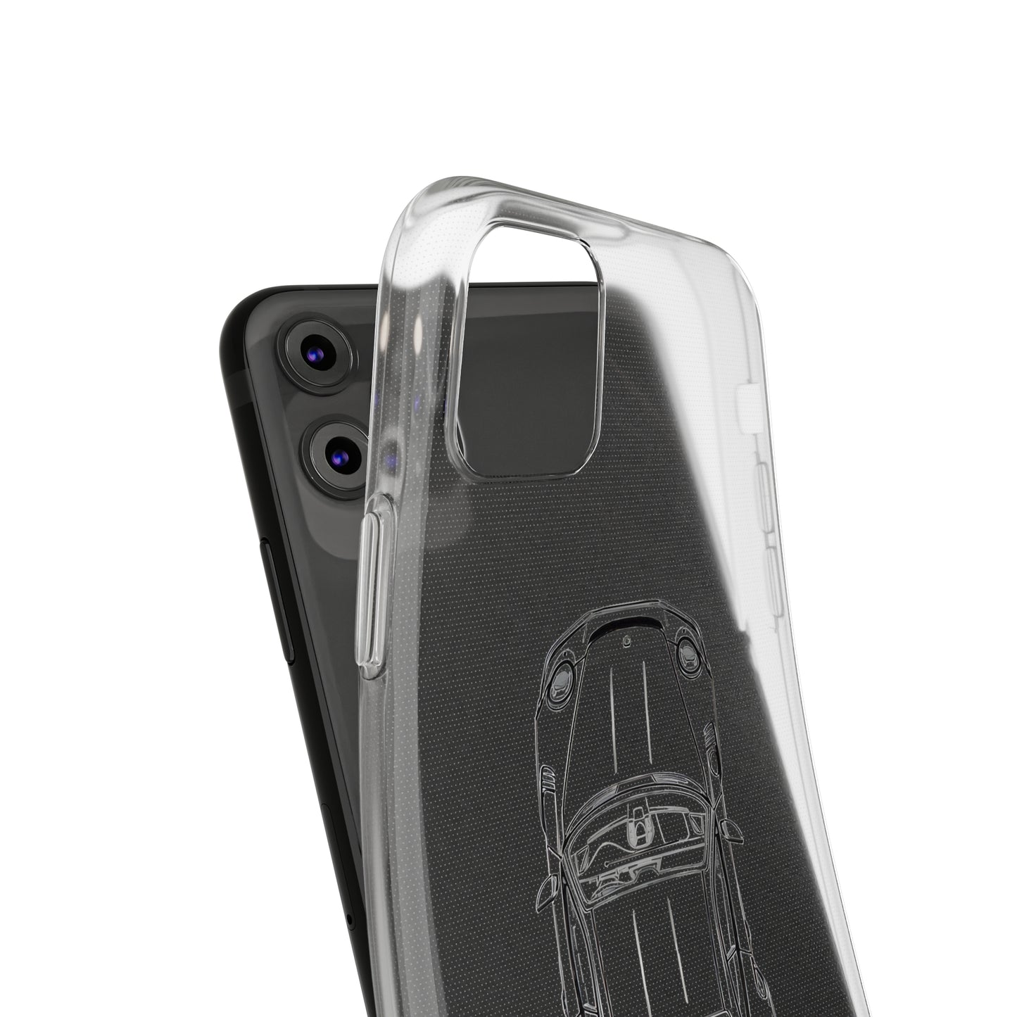 "Car Blueprint" High Quality Phone Case