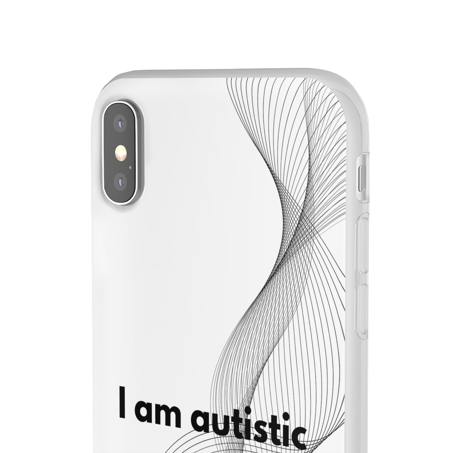 "I am autistic" High Quality Phone Case