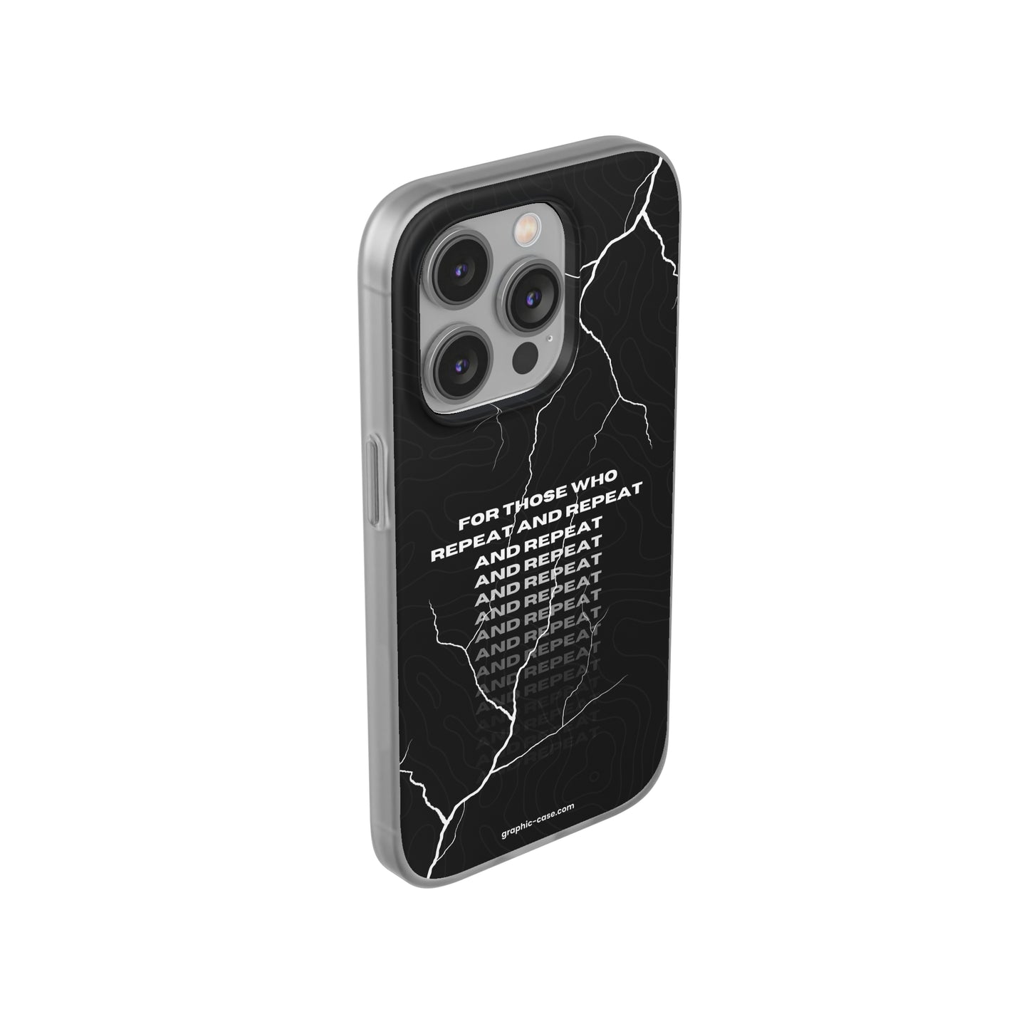 "For those who repeat and repeat..." High Quality Phone Case