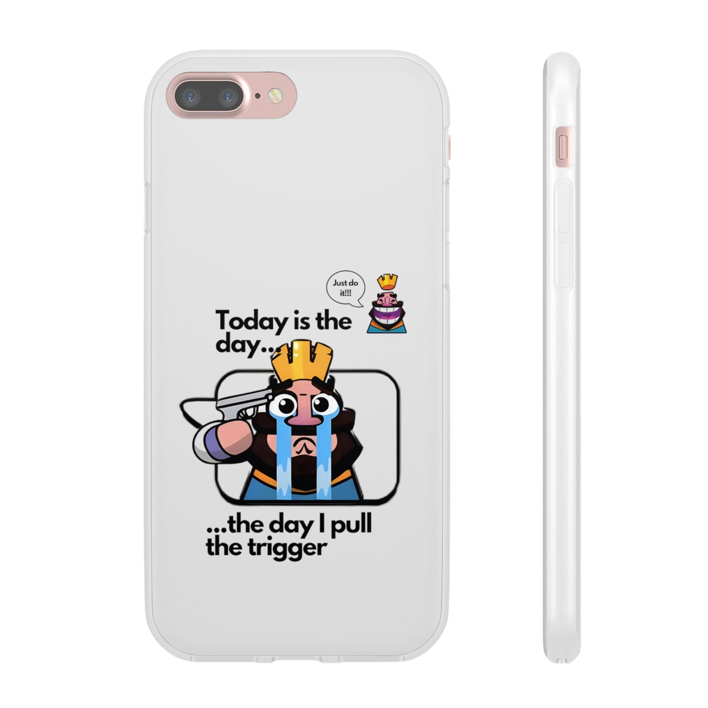 "Today is the day ... the day I pull the trigger" High Quality Phone Case