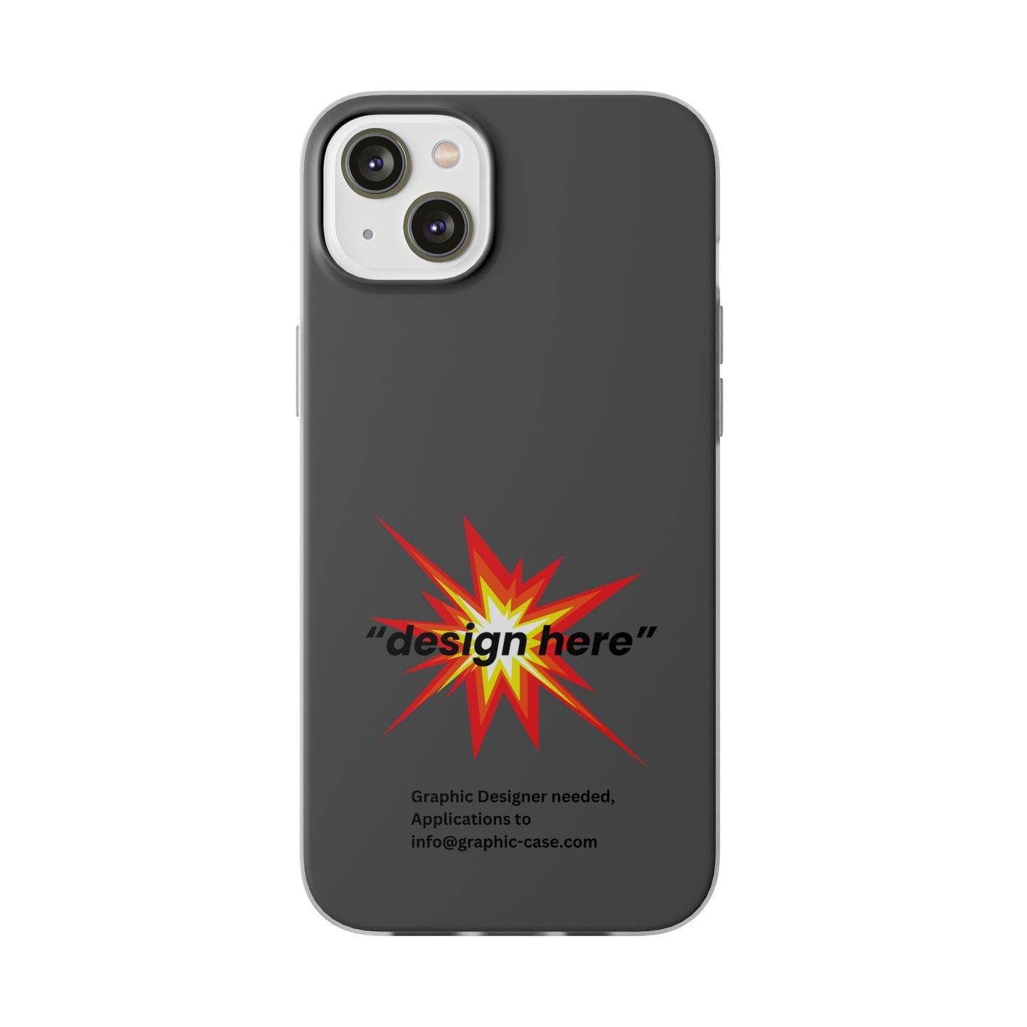 "Design here" High Quality Phone Case