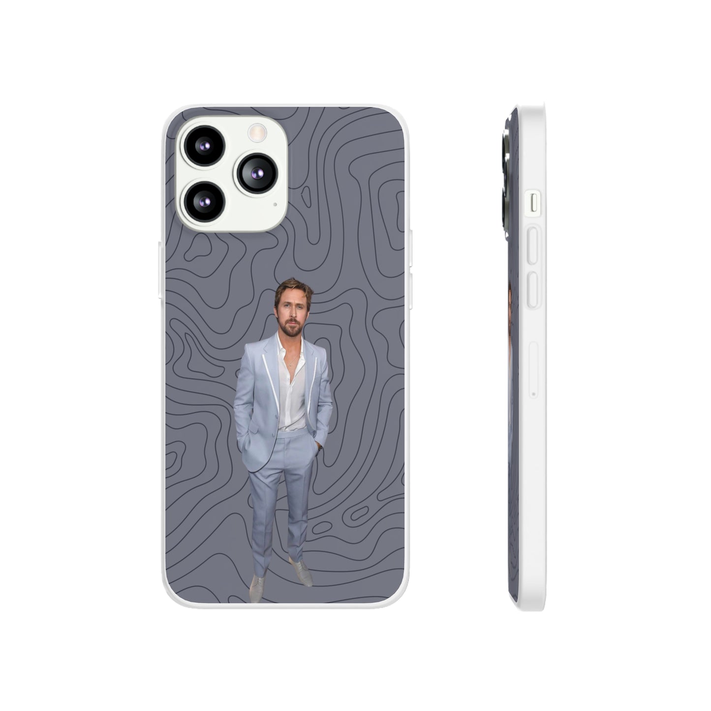 "Ryan Gosling blue" High Quality Phone Case